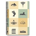 Egyptian-flat-style-icons 5.5  x 8.5  Notebook View1