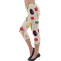 Vegetables Lightweight Velour Capri Leggings  View3