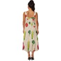 Vegetables Square Neckline Tiered Midi Dress View4