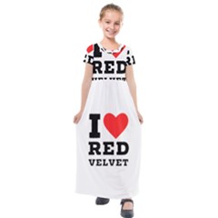 I Love Red Velvet Kids  Short Sleeve Maxi Dress by ilovewhateva