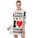 I love Turkish delight Mini Skater Shirt Dress View1