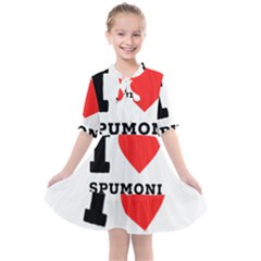 I Love Spumoni Kids  All Frills Chiffon Dress by ilovewhateva