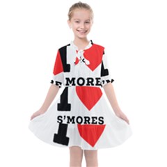 I Love S’mores  Kids  All Frills Chiffon Dress by ilovewhateva