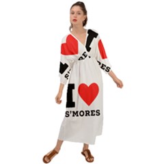 I Love S’mores  Grecian Style  Maxi Dress by ilovewhateva