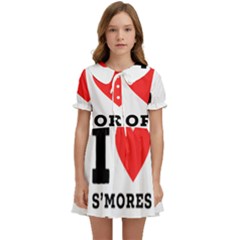 I Love S’mores  Kids  Sweet Collar Dress by ilovewhateva