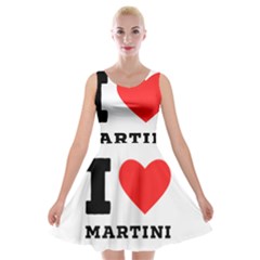 I Love Martini Velvet Skater Dress by ilovewhateva