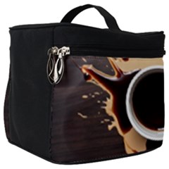 Coffee Cafe Espresso Drink Beverage Make Up Travel Bag (big) by Ravend