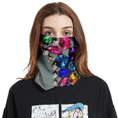 Colorful Diamonds Face Covering Bandana (two Sides) by Sparkle