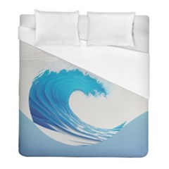 Wave Tsunami Tidal Wave Ocean Sea Water Duvet Cover (full/ Double Size) by Ravend