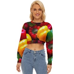 Colorful Capsicum Lightweight Long Sleeve Sweatshirt by Sparkle