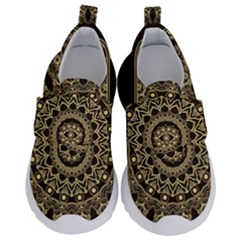 Hamsa-hand-drawn-symbol-with-flower-decorative-pattern Kids  Velcro No Lace Shoes by Salman4z