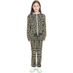 Hamsa-hand-drawn-symbol-with-flower-decorative-pattern Kids  Tracksuit by Salman4z