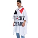 I love lucky charm Men s Hooded Rain Ponchos View2