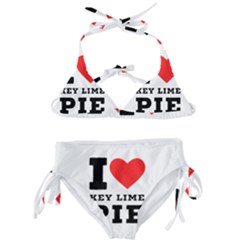 I Love Key Lime Pie Kids  Classic Bikini Set by ilovewhateva