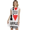 I love Apple crisp Cap Sleeve High Waist Dress View1