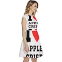 I love Apple crisp Cap Sleeve High Waist Dress View3