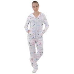 Spaceship Pattern Star Women s Tracksuit by danenraven