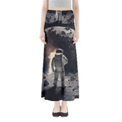 Astronaut Space Walk Full Length Maxi Skirt by danenraven