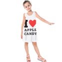 I love Apple candy Kids  Sleeveless Dress View1