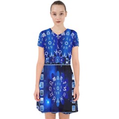 Astrology Horoscopes Constellation Adorable In Chiffon Dress by danenraven