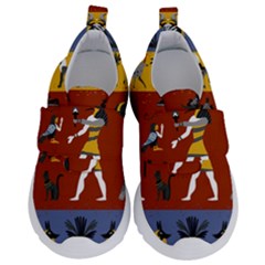 Ancient-egyptian-religion-seamless-pattern Kids  Velcro No Lace Shoes by Salman4z