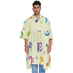 Seamless-pattern-musical-note-doodle-symbol Men s Hooded Rain Ponchos by Salman4z