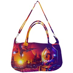 Far-future-human-colonization Removable Strap Handbag by Salman4z