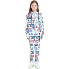 Monster-cool-seamless-pattern Kids  Tracksuit by Salman4z