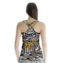 Crazy-abstract-doodle-social-doodle-drawing-style Racer Back Sports Top View2