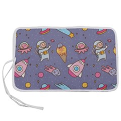 Outer-space-seamless-background Pen Storage Case (l) by Salman4z