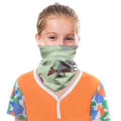 Sloths-pattern-design Face Covering Bandana (kids) by Salman4z