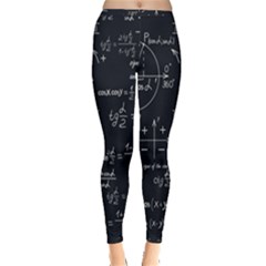 Mathematical-seamless-pattern-with-geometric-shapes-formulas Inside Out Leggings by Salman4z