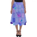 Seamless-pattern-pastel-galaxy-future Perfect Length Midi Skirt View1