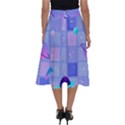 Seamless-pattern-pastel-galaxy-future Perfect Length Midi Skirt View2