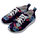 Owl-pattern-background Kids Athletic Shoes View2