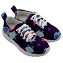 Owl-pattern-background Kids Athletic Shoes View3