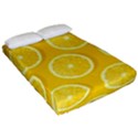 Lemon-fruits-slice-seamless-pattern Fitted Sheet (California King Size) View2