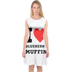 I Love Blueberry Muffin Capsleeve Midi Dress by ilovewhateva