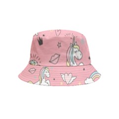 Cute-unicorn-seamless-pattern Bucket Hat (kids) by Salman4z