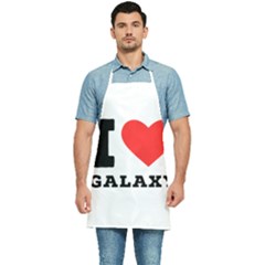 I Love Galaxy  Kitchen Apron by ilovewhateva