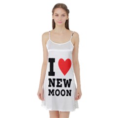 I Love New Moon Satin Night Slip by ilovewhateva