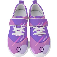 Colorful-abstract-wallpaper-theme Men s Velcro Strap Shoes by Salman4z