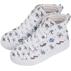 Insects-icons-square-seamless-pattern Kids  Hi-top Skate Sneakers by Salman4z