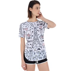 Big-collection-with-hand-drawn-objects-valentines-day Perpetual Short Sleeve T-shirt by Salman4z