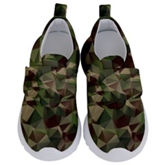 Abstract-vector-military-camouflage-background Kids  Velcro No Lace Shoes by Salman4z