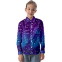 Realistic-night-sky-poster-with-constellations Kids  Long Sleeve Shirt View1