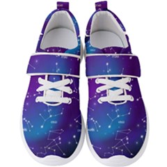 Realistic-night-sky-poster-with-constellations Men s Velcro Strap Shoes by Salman4z