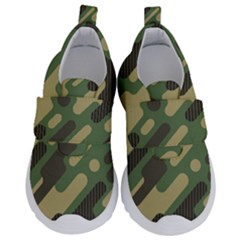 Camouflage-pattern-background Kids  Velcro No Lace Shoes by Salman4z