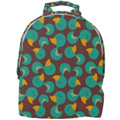 Vector Illustration Seamless Pattern With Cartoon Duck Mini Full Print Backpack by pakminggu