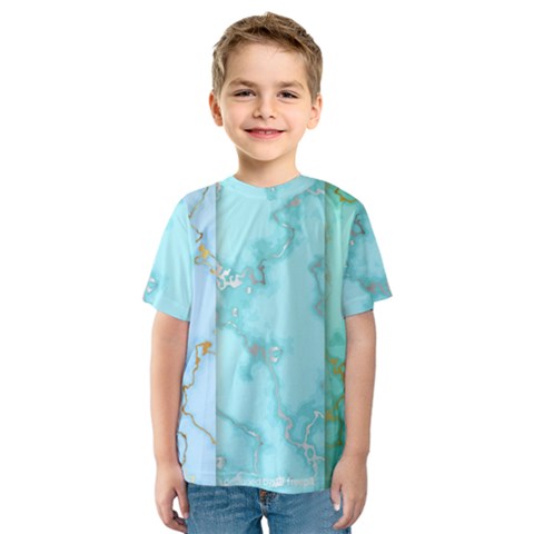 Background Marble Set Kids  Sport Mesh Tee by pakminggu